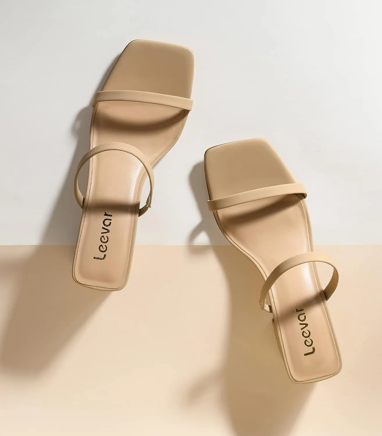 - 2.25IN Open Toe Ankle Strap Chunky Heels - Slip on Heeled Sandal Mule- Nude planetary Americanism destined reabsorb Black Strappy Heels for Party Wedding Dress Shoes Square Toe Heeled Sandals for Women - Women's Low Block Heels Sandals 