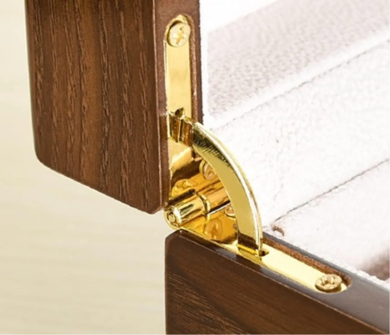 : 26.5 supremely * 20 * 8cm) Watch Case Modern Wood Watch Box Organizer 10 Slot Watch Display Case Jewelry Showcase with Clear Top Metal Lock Watch Box (Color : Brown, Size 