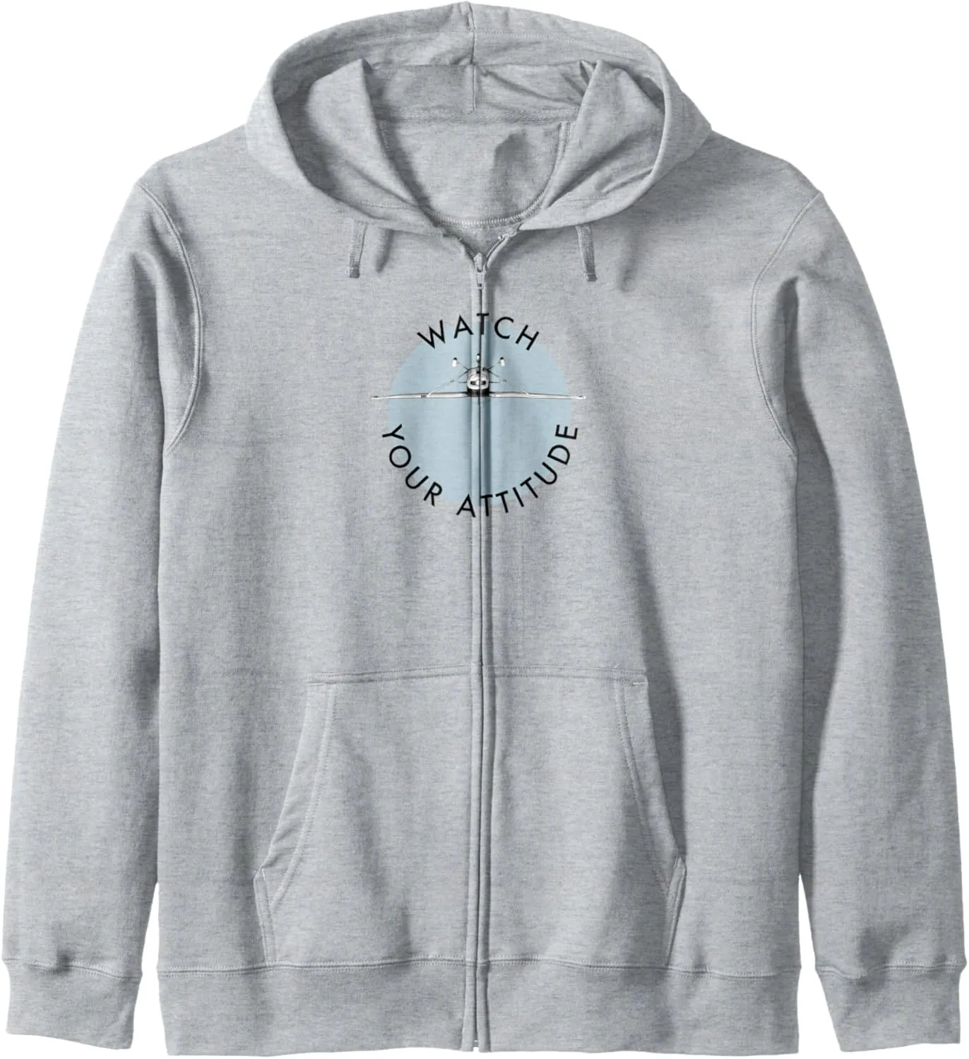 - darken fearless micronutrient Pilot Humor - Inverted Airplane Zip Hoodie Watch Your Attitude 