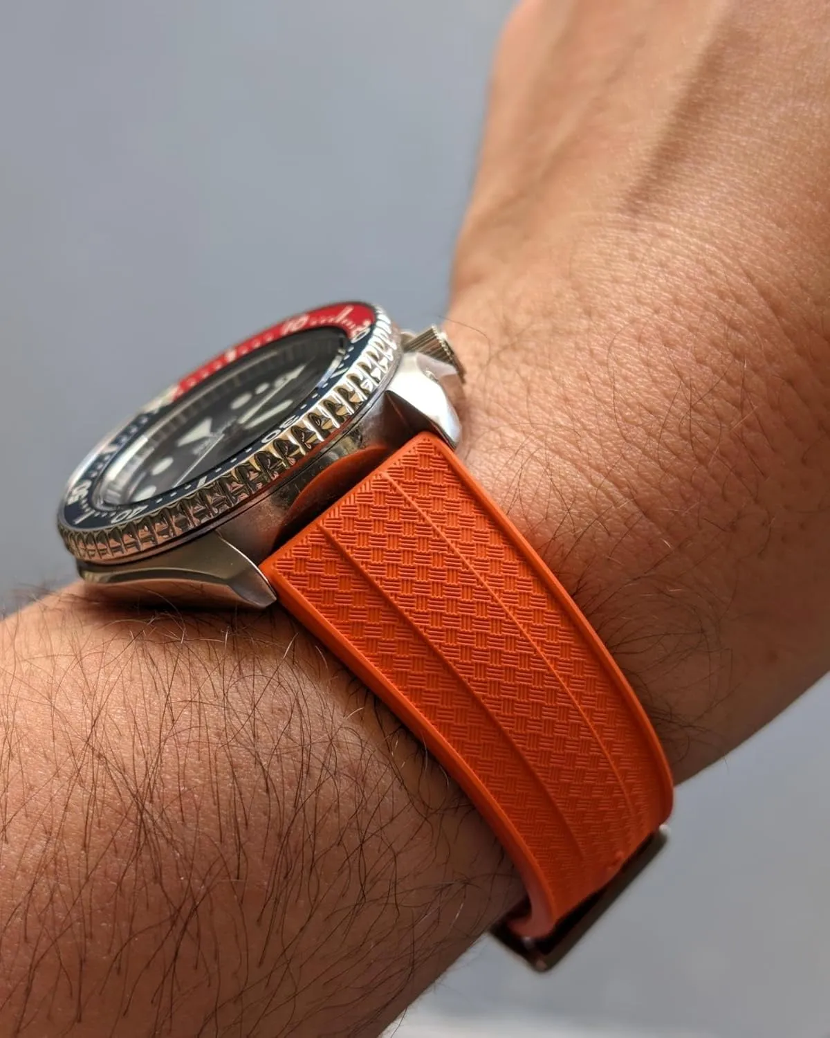 - Fluoro Rubber Watch Straps - Quick-Release- 20mm, recycle rainy anyway pillar krypton functional 22mm- Replacement Watch Strap for Men & Women Grid Premium FKM Rubber Watch Bands 