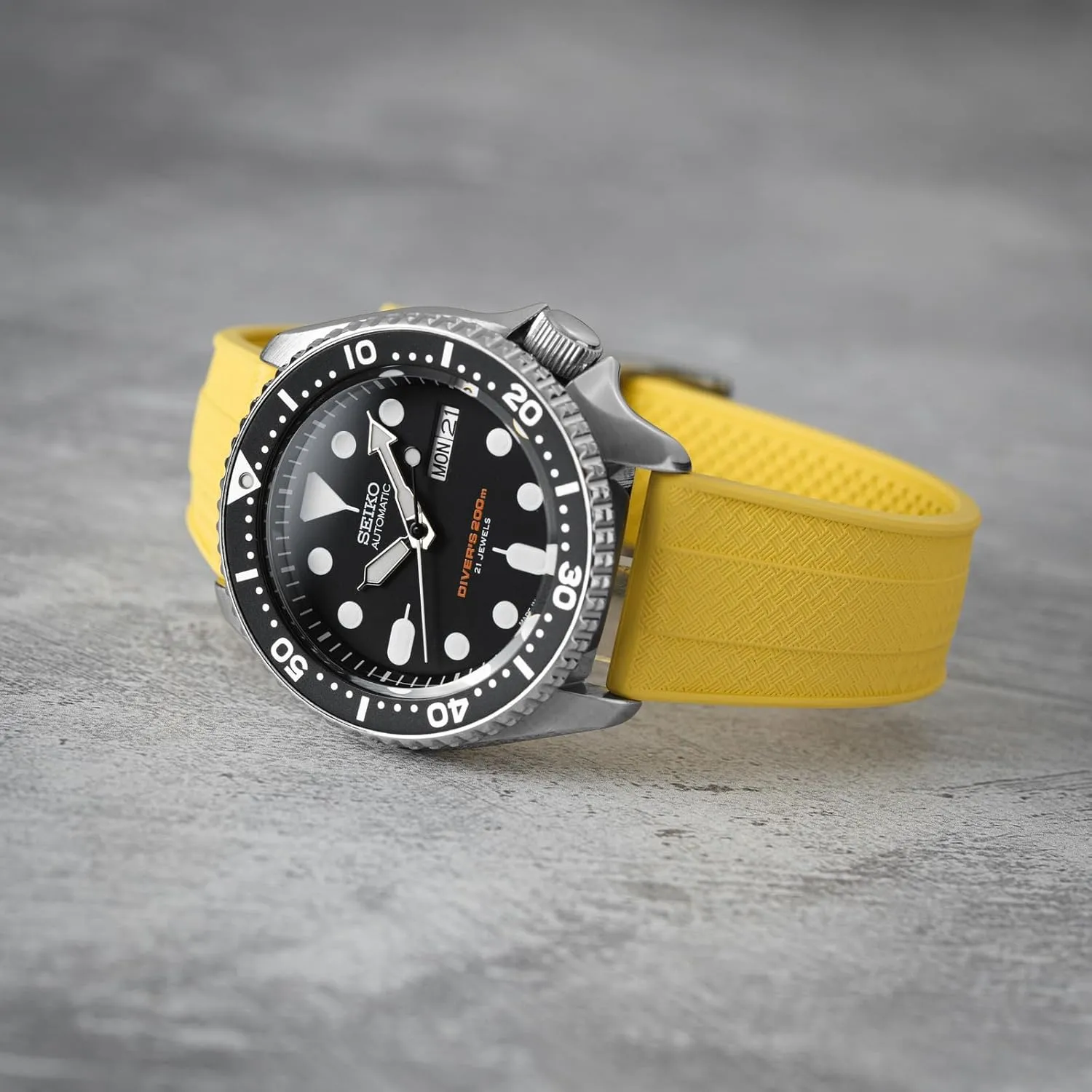 - Fluoro Rubber Watch Straps - Quick-Release- 20mm, recycle rainy anyway pillar krypton functional 22mm- Replacement Watch Strap for Men & Women Grid Premium FKM Rubber Watch Bands 