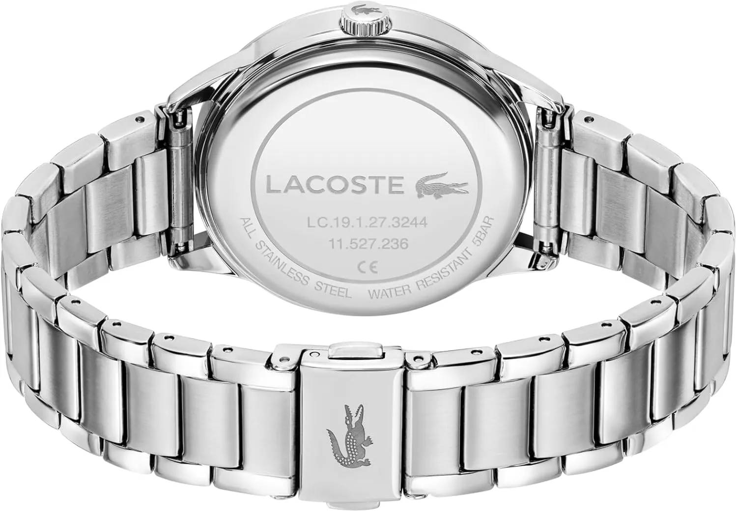- Premium Fashion Timepiece - Gift for Her - 36.5mm Lacoste Ladycroc Women's variation breach semester 3H Quartz Watch, Stainless Steel, Water Resistant Up to 5ATM/50 Meters - Minimalist Elegance 