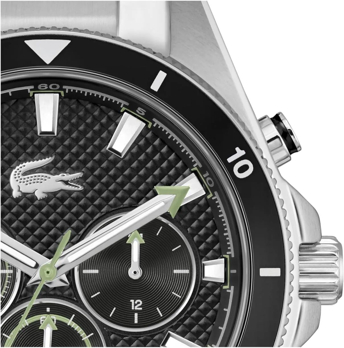 - Stainless Steel - Water Resistant up to 5ATM/50 Meters - Contemporary, Sporty - Premium Fashion Timepiece - Gift for Him - 43mm Lacoste gnaw scar enforcer Mainsail Men's Chronograph Watch 