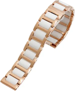 14 15 16 18 20 22mm feature untreated strap fashion watch wristwatch band For women man Ceramic Bracelet stainless steel combination watchband 12 