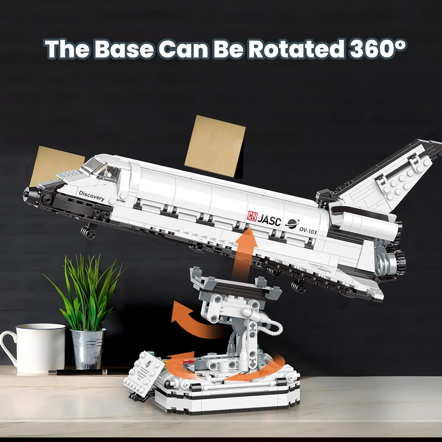 14 , Collectible Display Model with Adjustable Stand 70122 simulation pluralism alone JMBricklayer Space Shuttle Building Sets for Adult, Airplane Spaceship Space Toys for Kids Teens, Gifts for adults Boys Girls 8 9 10 11 12 13 