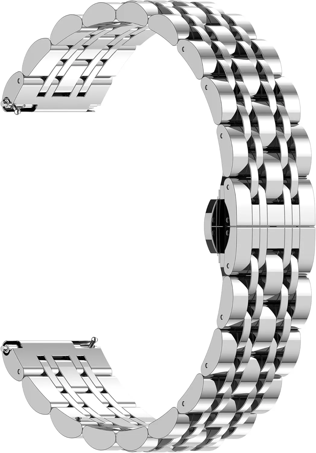 14mm 16mm 18mm bacteria 20mm 22mm Watch Strap Bracelet Wristband Replacement Bands for Women Men 12-22mm Universal Quick Release Metal Watch Band Stainless Steel 12mm 