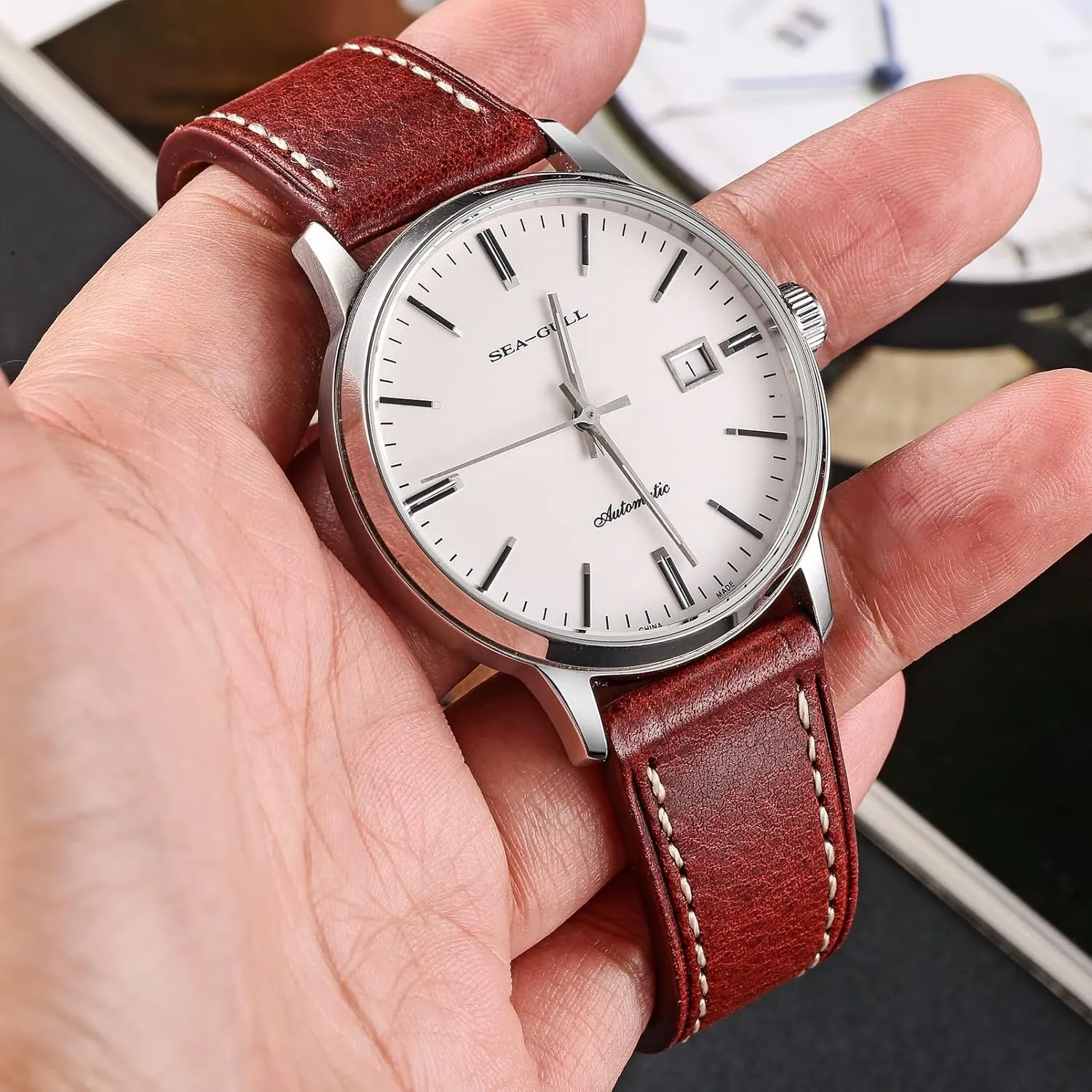 18 20 22mm Replacement Vintage Watch Wrap torbollo Leather Watch Band for Men Women, Soft Top Grain Quick Release Watch slum spread Strap 