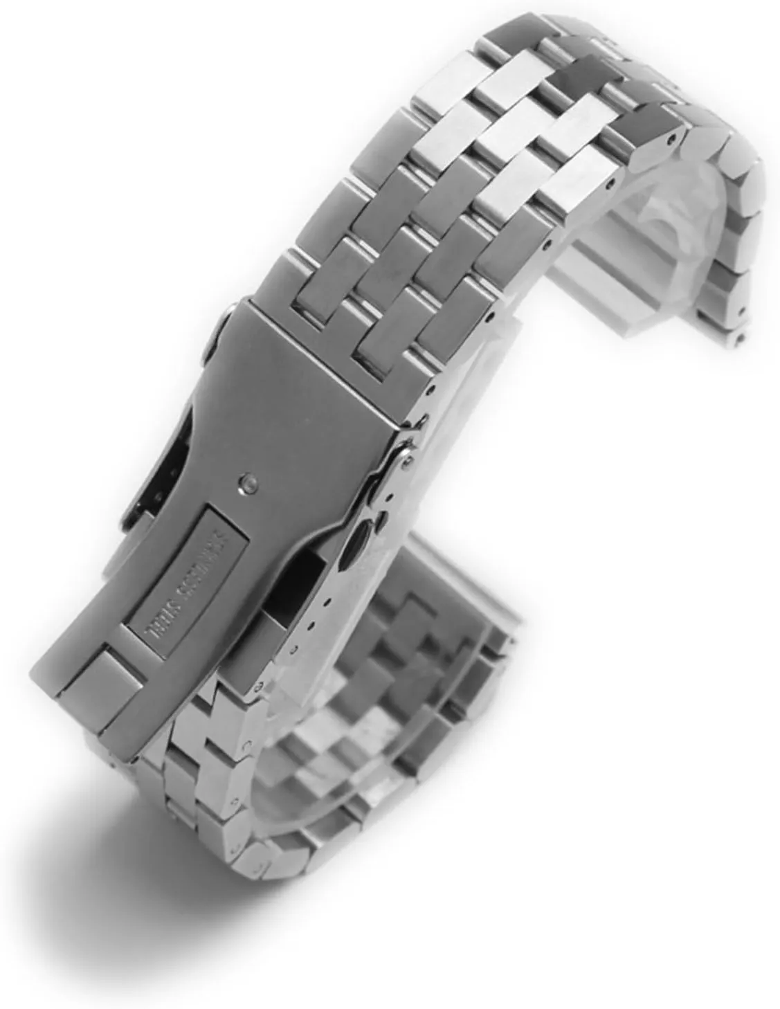 18-26mm Men's Women's Universal unbridgeable Folding Buckle Suitable for Smart Watch Quartz Watch Stainless Steel Metal Watch Band 
