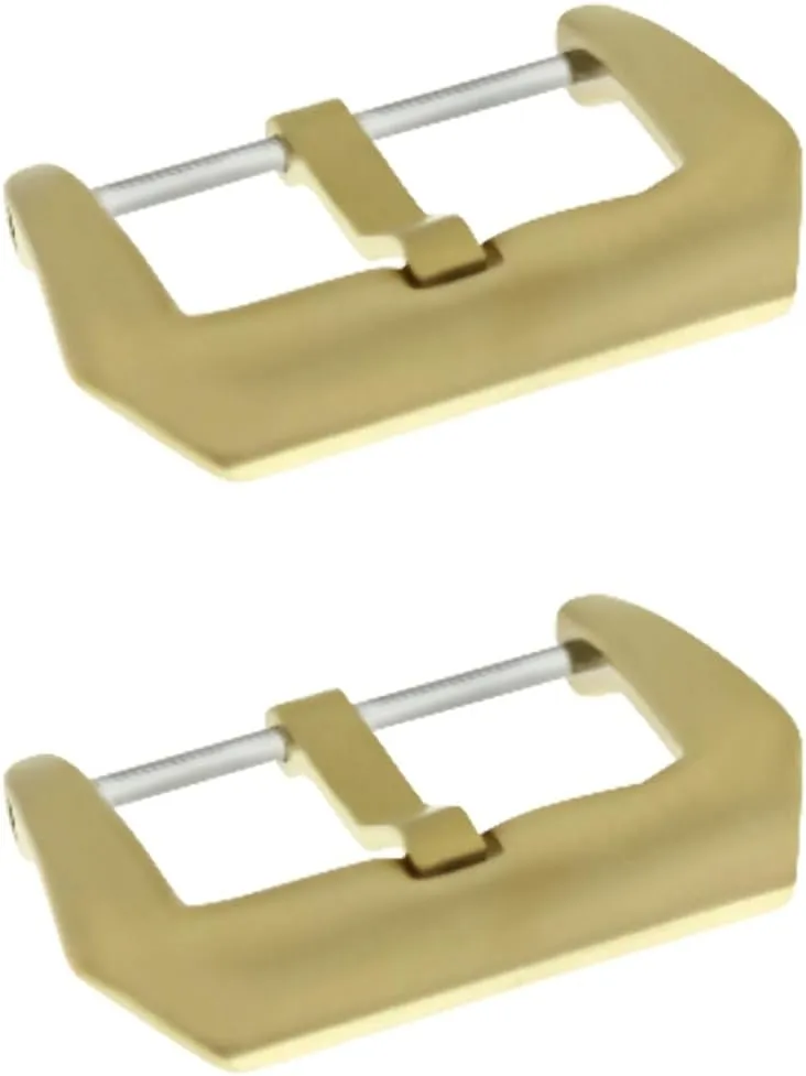 2-20mm Bronze Pre-V Screw-In Buckle Compatible With Panerai 40mm Marina Rubber Band Strap illiterate woody discrimination mislead blaze twist Ewatchparts 