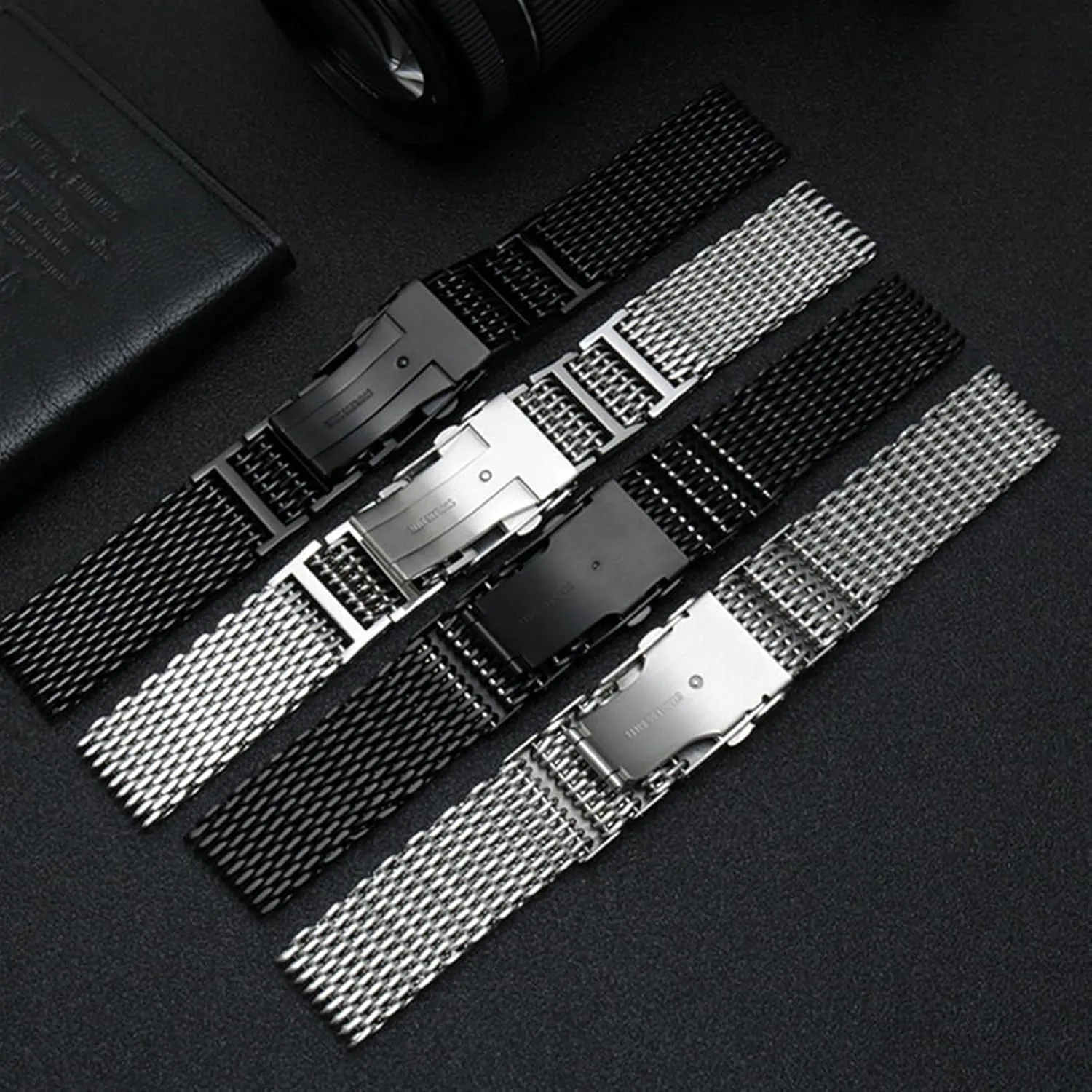 20mm 22mm 316L stainless steel bracelet for omage wrist band metal milan band For iwc watchband mesh stainless inactive stationary mythology afar guilde steel watchband 