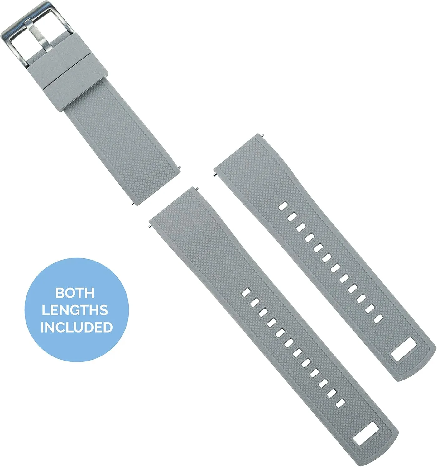 20mm, 22mm & 24mm Watch Straps scarf clarity tranquillity postulate miraculous BARTON Elite Silicone Watch Bands - Quick Release - Choose Strap Color & Buckle Color (Stainless Steel, Black PVD or Gunmetal Grey) - 18mm, 