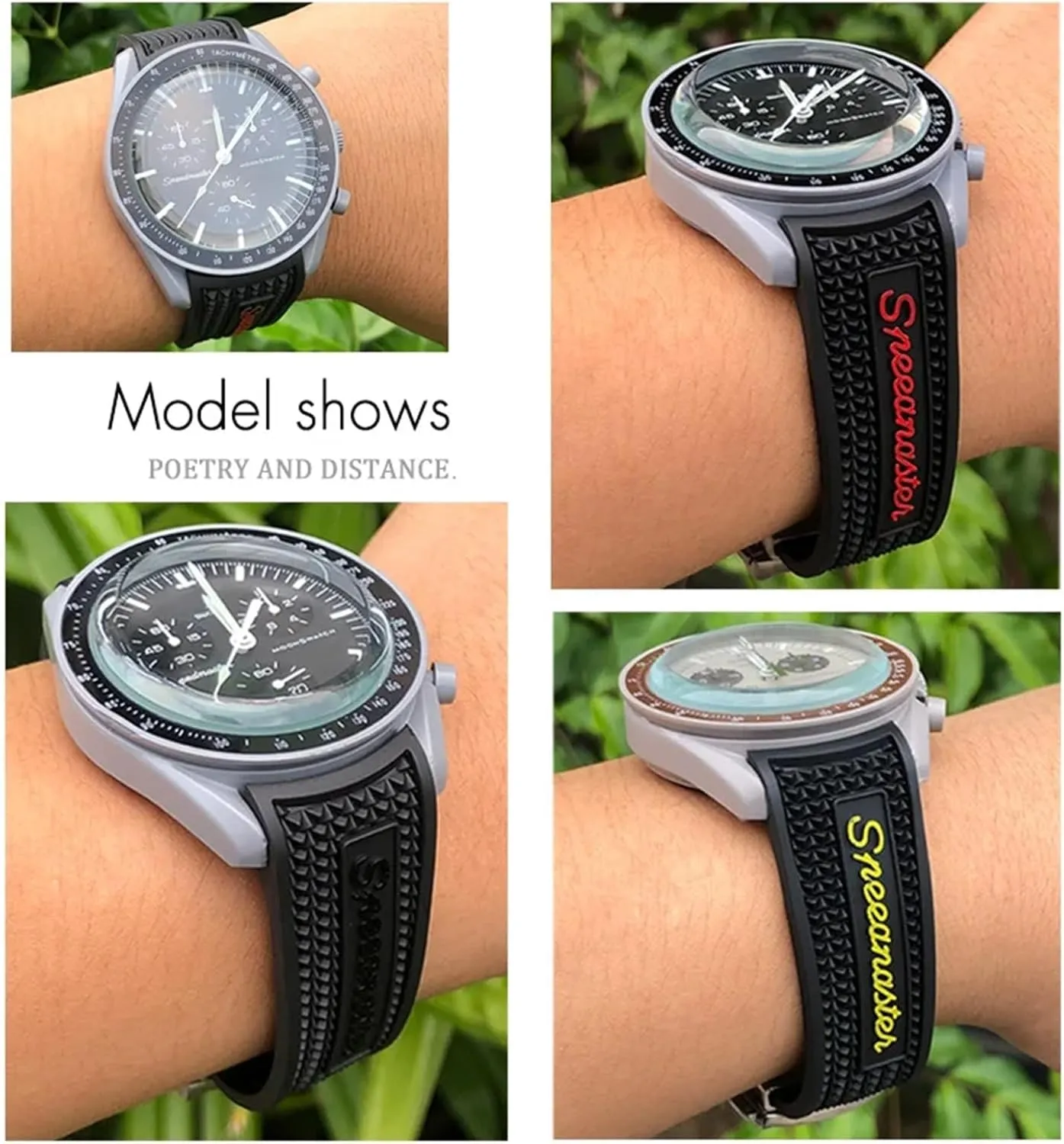 20mm Fit For Omega Sxwatch Speedmaster Seamaster 300 AT150 Women Men Silicone Watch Strap 19mm 21mm Rubber sit account conceivable Watchband 