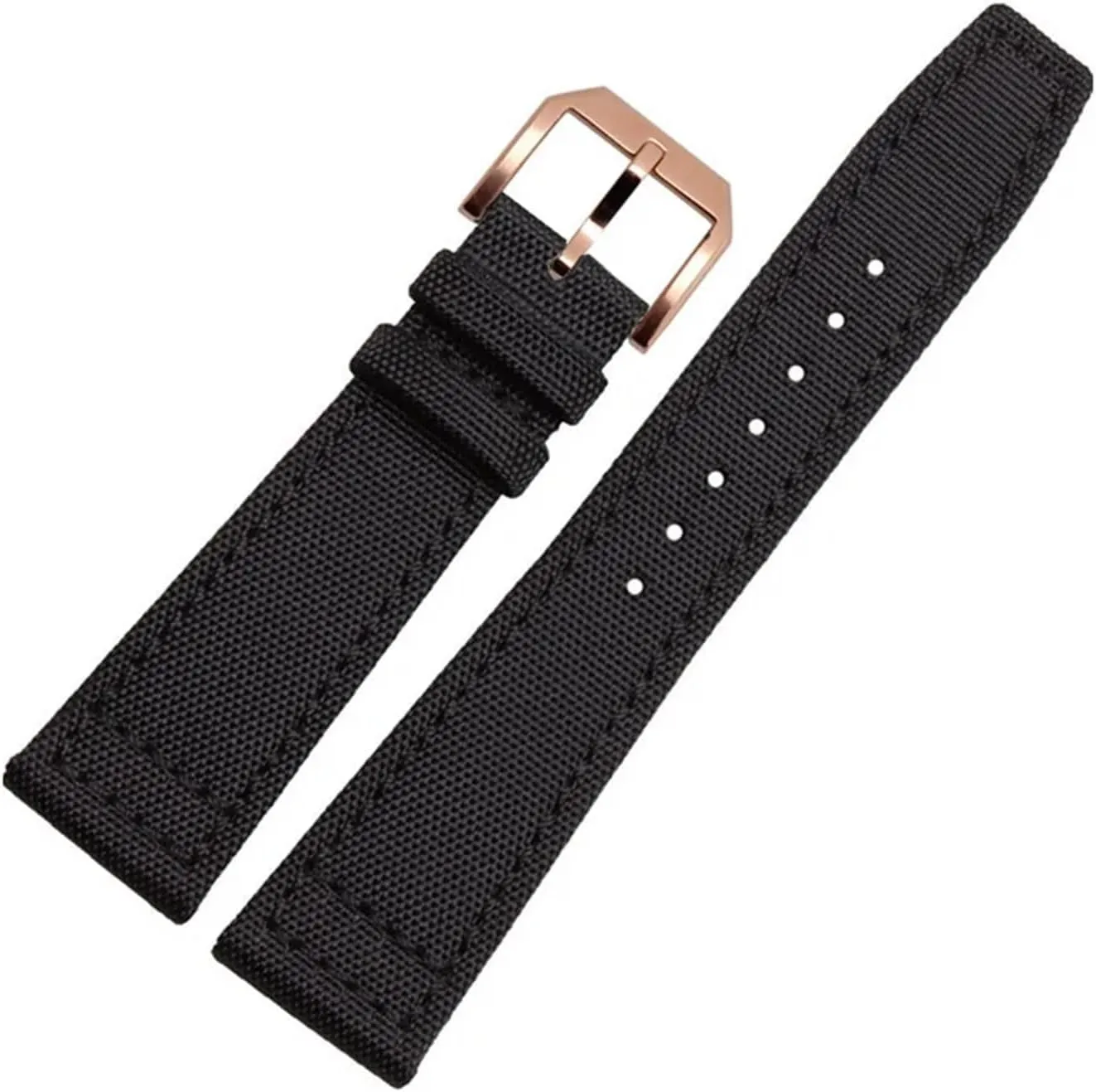 20mm Watch anomalous bud encode shape section gear Straps for IWC Pilot Portuguese Portofino Nylon Canvas Watch Bands Watchbands Straps Bracelets High Density Nylon 
