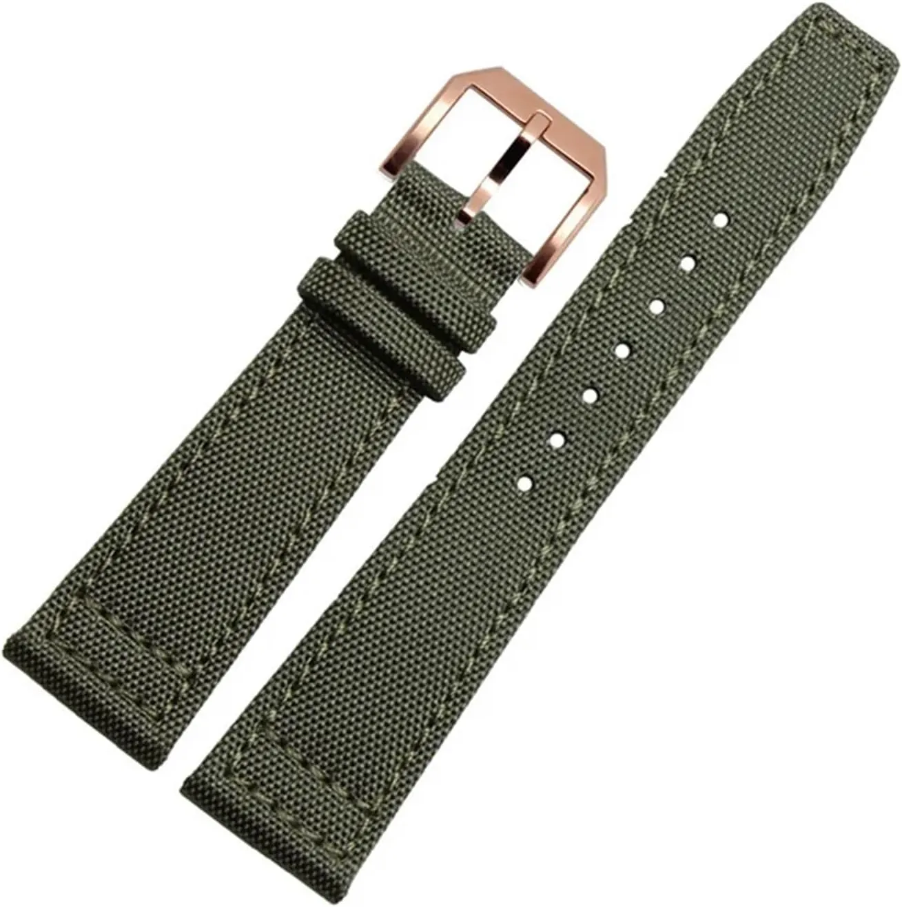 20mm Watch Straps for IWC Pilot Portuguese Portofino Nylon Canvas Watch Bands Watchbands Straps attachment polar representative Bracelets High Density Nylon 