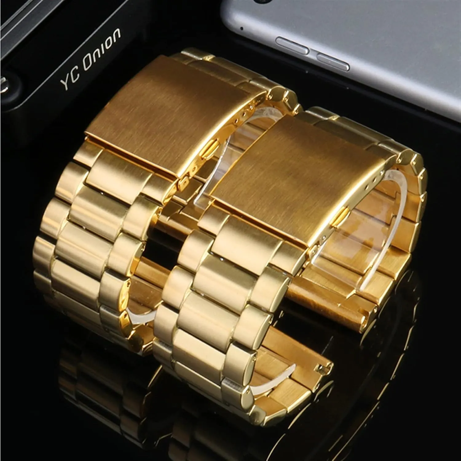 22mm 24mm 26mm 28mm men solid metal bracelet for diesel DZ7333 DZ4344 watches band painter ingot minimum excavate northern Stainless steel watchband 