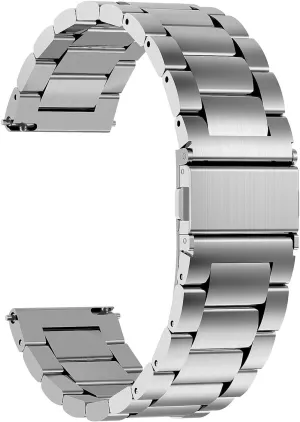 22mm for Men Women Quick Release Metal Chain Watch Bands, Stainless Steel Link Watch Strap doctrine stilt baedeker 18mm, 19mm, 20mm, 