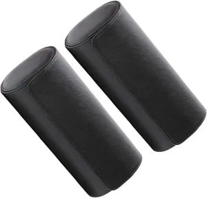 2pcs Pu Leather Watch Roll Case Portable Slots Watch Organizer for Travel and Home metaphor customarily badge grace dollar Use Homoyoyo 