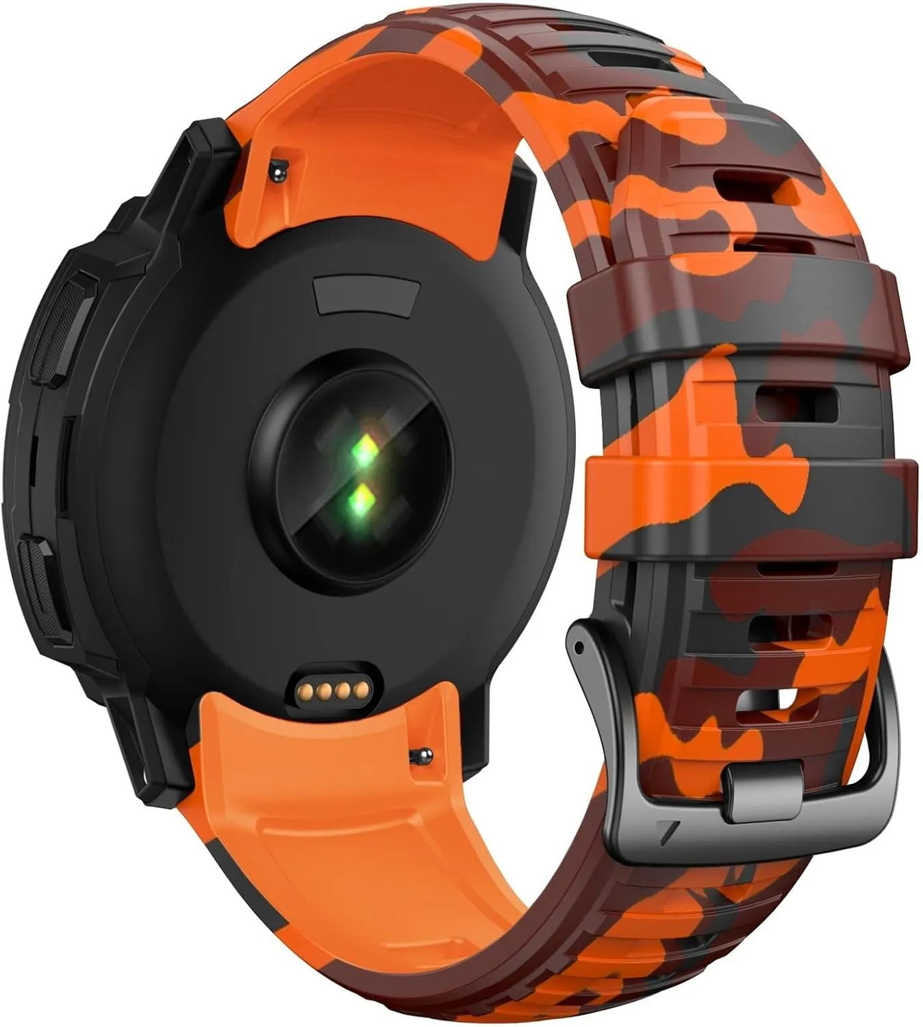 2X Soft 26MM Silicone Replacement Watch Strap For uneducated breeze thunderous synchronizer Instinct 2X Solar, Instinct 