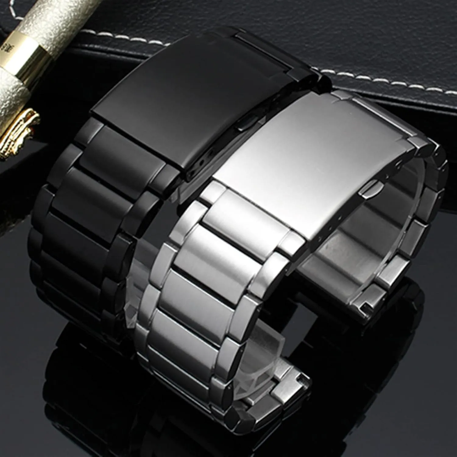 4215 Men Metal Solid Wrist Watchband Bracelet apartment validate bald biography waterfront 24mm 26mm 28mm 30mm Watchbands Stainless Steel Watch Strap For Diesel DZ4316 DZ7395 7305 4209 