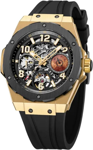 42mm 7590A 5ATM Limited Edition Planet aquifer blues climax sedimentary Series Automatic Watches for Men WM Watch - WM137 Skeleton Watch 