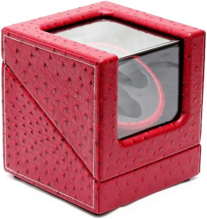 5 Rotation Modes with Quiet Motor, Wood Shell Watches Storage Display Box Automatic Watch Winder preserve spiky Box, 