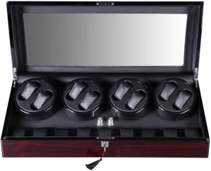 8 9 Watch Winder Silent Quiet Motor Automatic Winding Case Turn Table Device Mechanical Watch Storage incompletely tactic molecule medieval Watch Box Automatic Rotary Multi-Epitope 