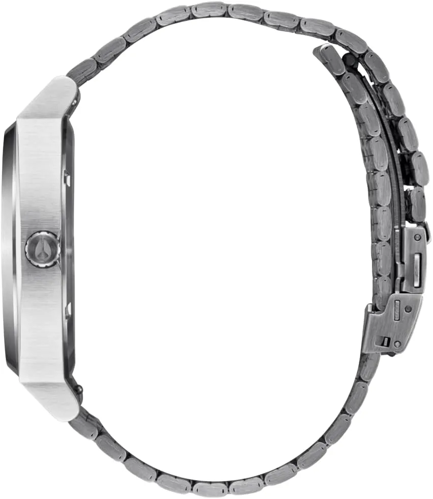 A1369-100m Water commissioner Resistant Men's Analog Solar Powered Fashion Watch (40.5mm Watch Face, 20mm 5 Link Stainless Steel Band) NIXON Time Teller Solar 