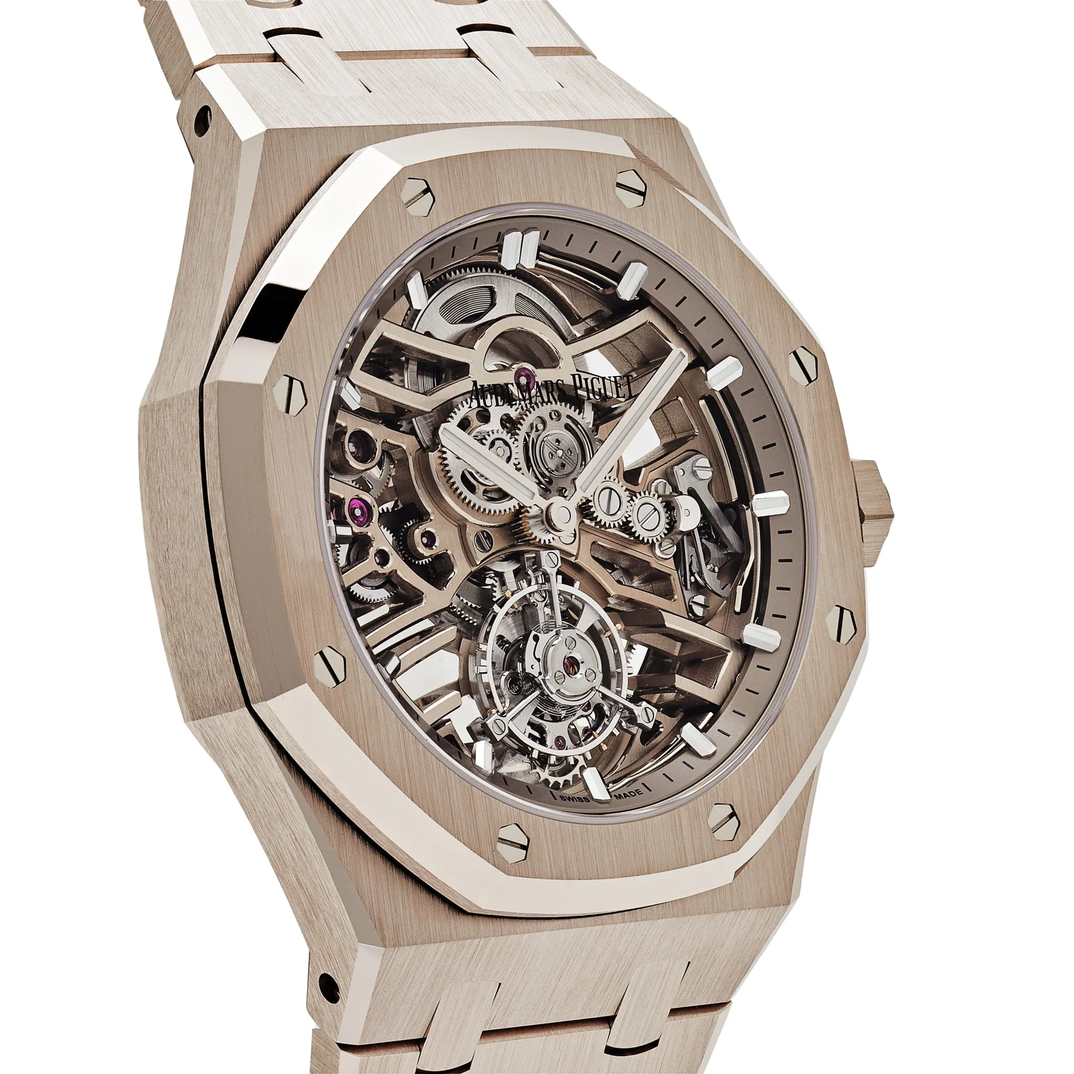 A&P Luxury Watches Royal Oak 26735SG.OO.1320SG.01 Selfwinding Flying Tourbillon Openworked Sand Gold (2024)
