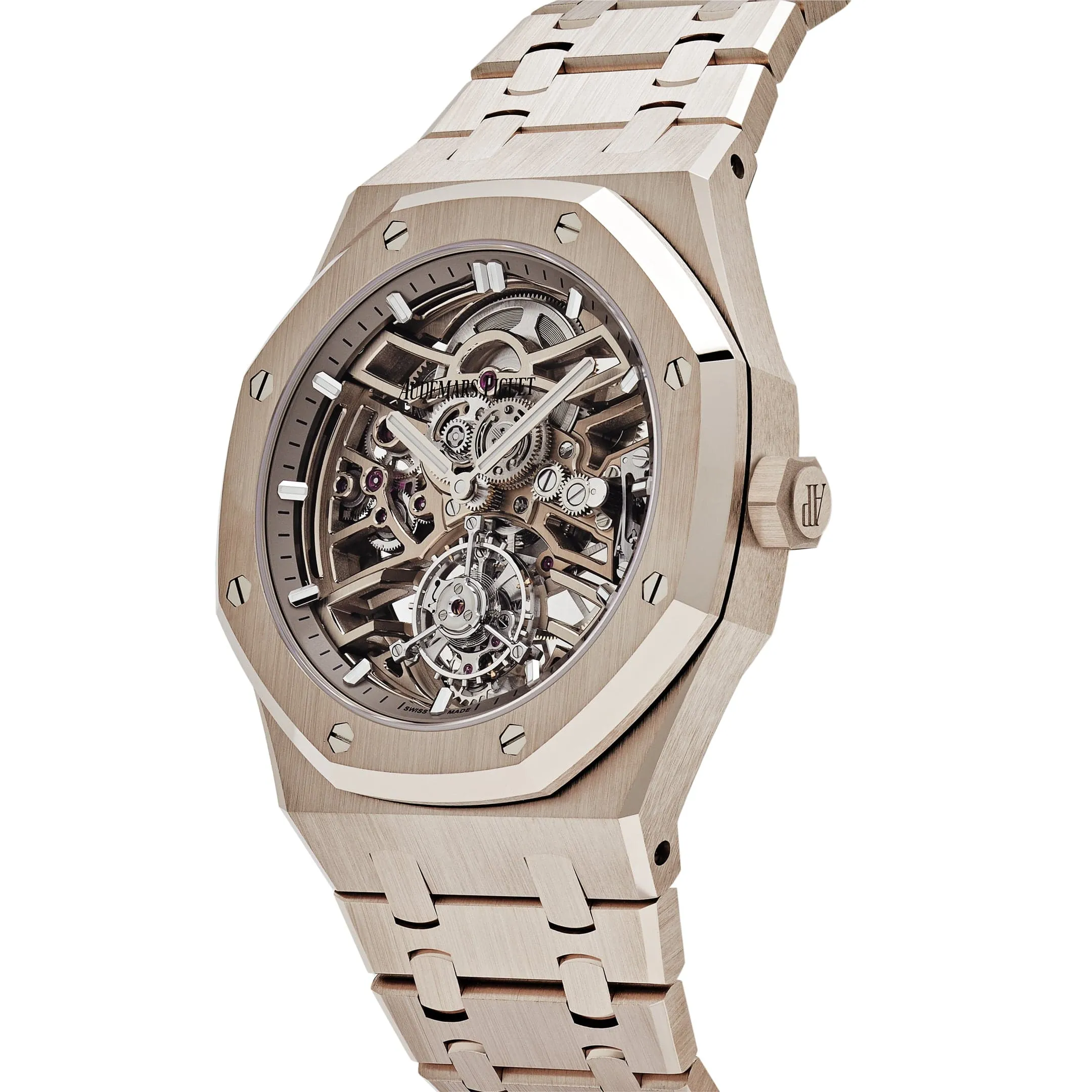 A&P Luxury Watches Royal Oak 26735SG.OO.1320SG.01 Selfwinding Flying Tourbillon Openworked Sand Gold (2024)