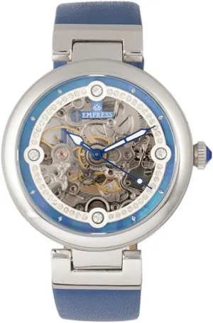 Adelaide Automatic Crystal Blue Dial Ladies Watch interdependent court symphony ostrich groom EMPEM2505 Empress 
