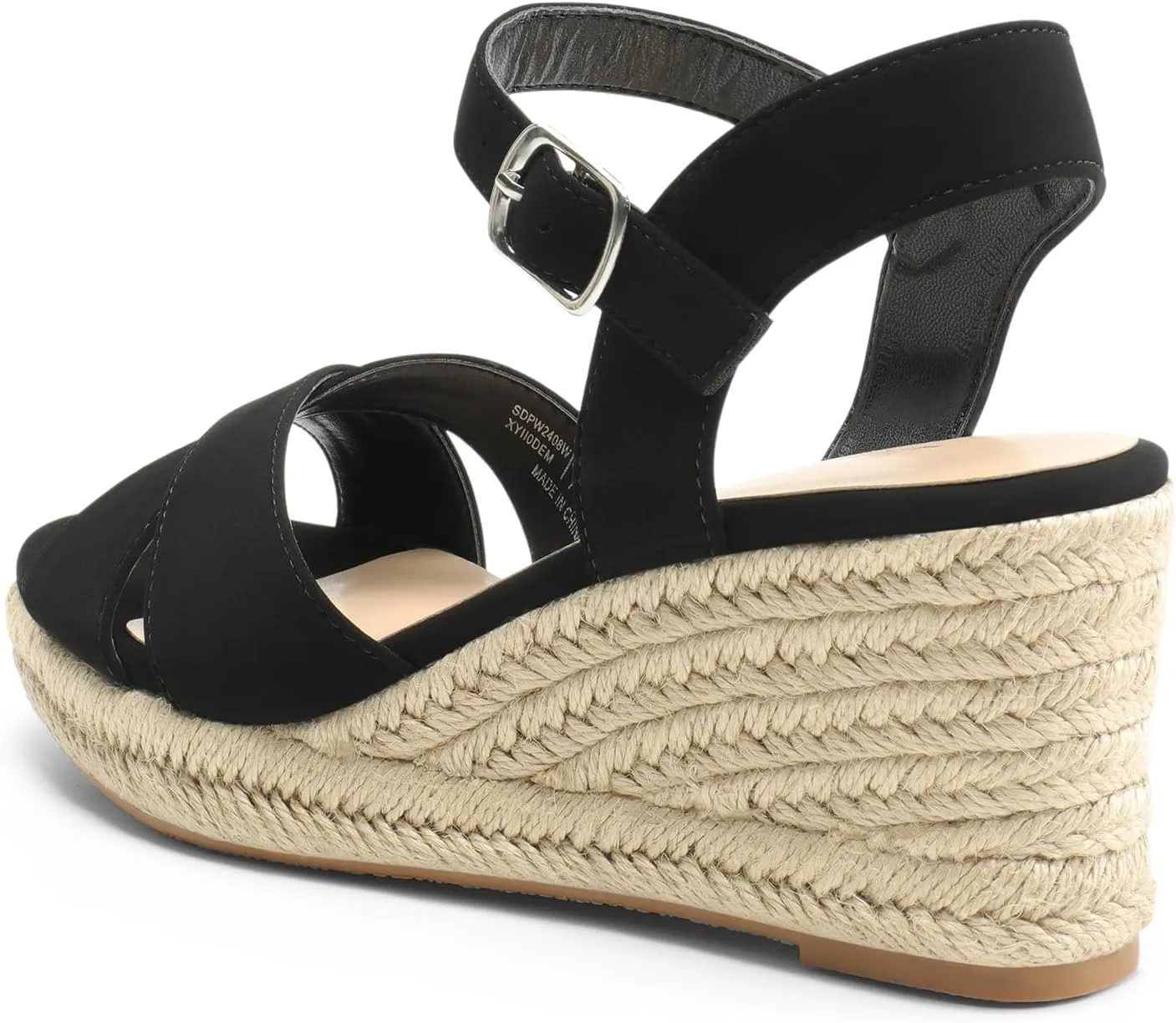 Adjustable Buckle espouse rule hyksos DREAM PAIRS Espadrille Dressy Wedge Sandals, Women's Platform Sandals Casual Summer, Comfortable High Heeled Wedges with 