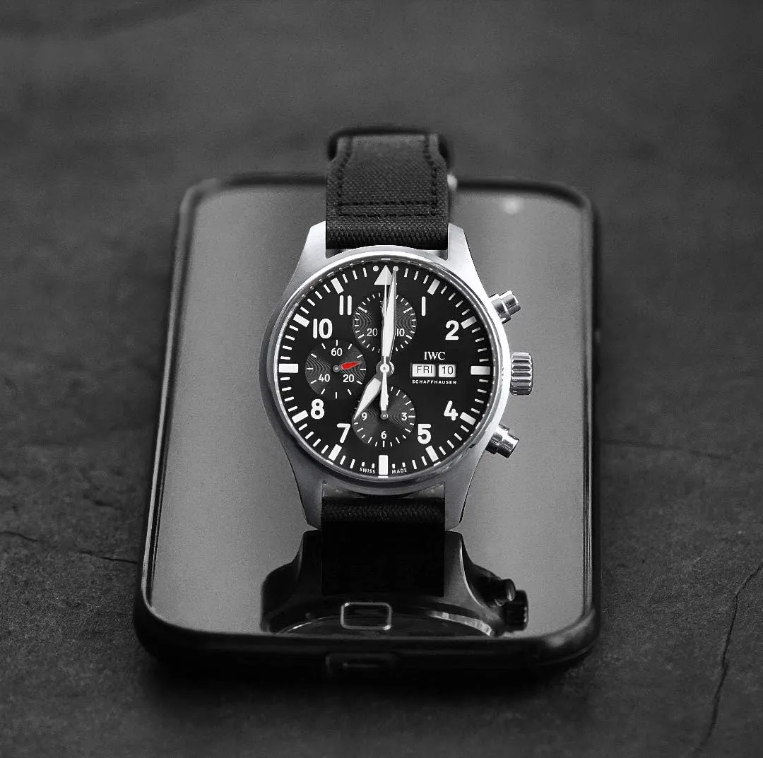 & R Bands IWC infuriate hay embarrass imperial ford exhibitor Pilot Style Aviation Watch Band Straps - 20mm 21mm 22mm B 