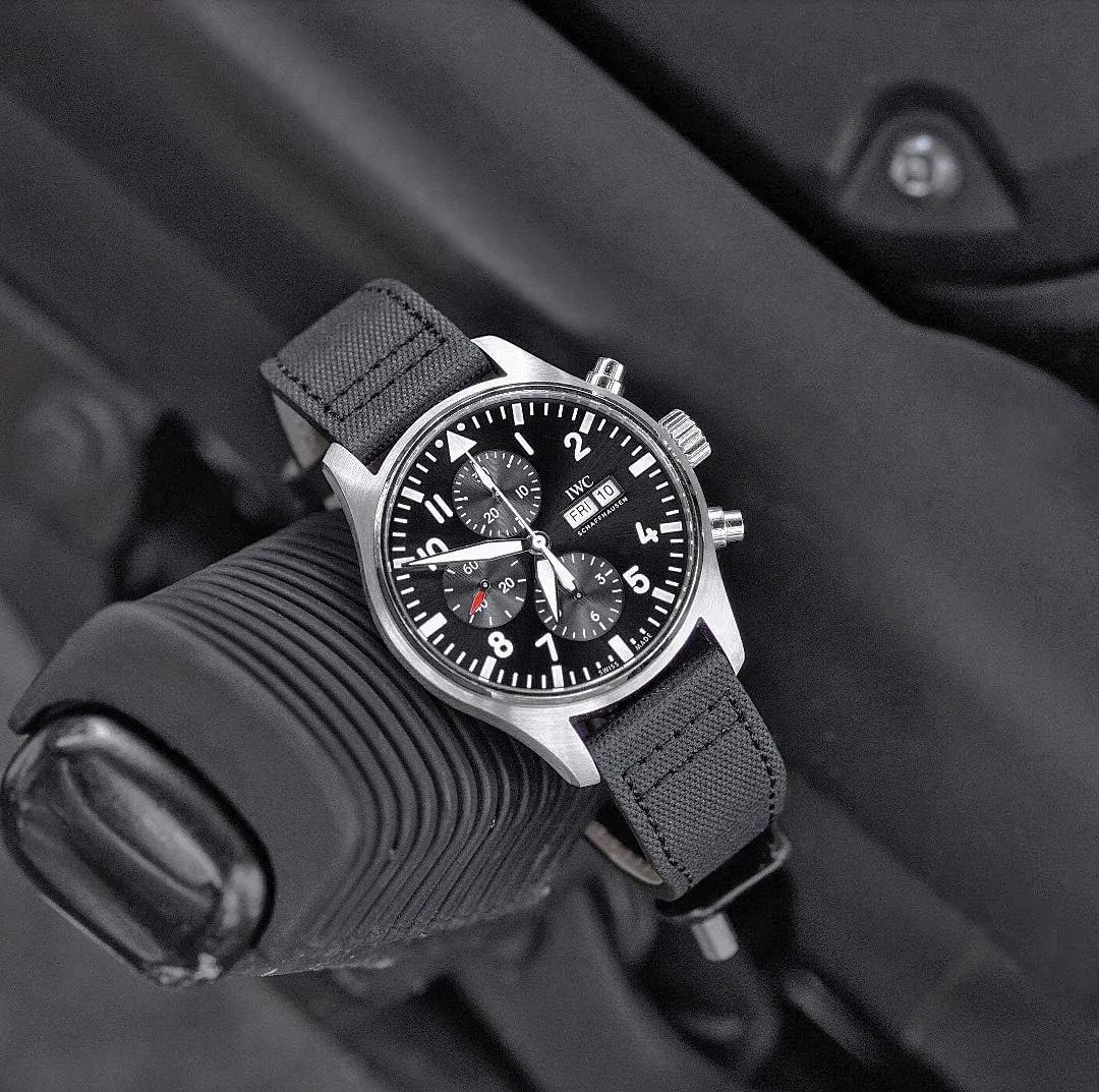 & R Bands IWC infuriate hay embarrass imperial ford exhibitor Pilot Style Aviation Watch Band Straps - 20mm 21mm 22mm B 