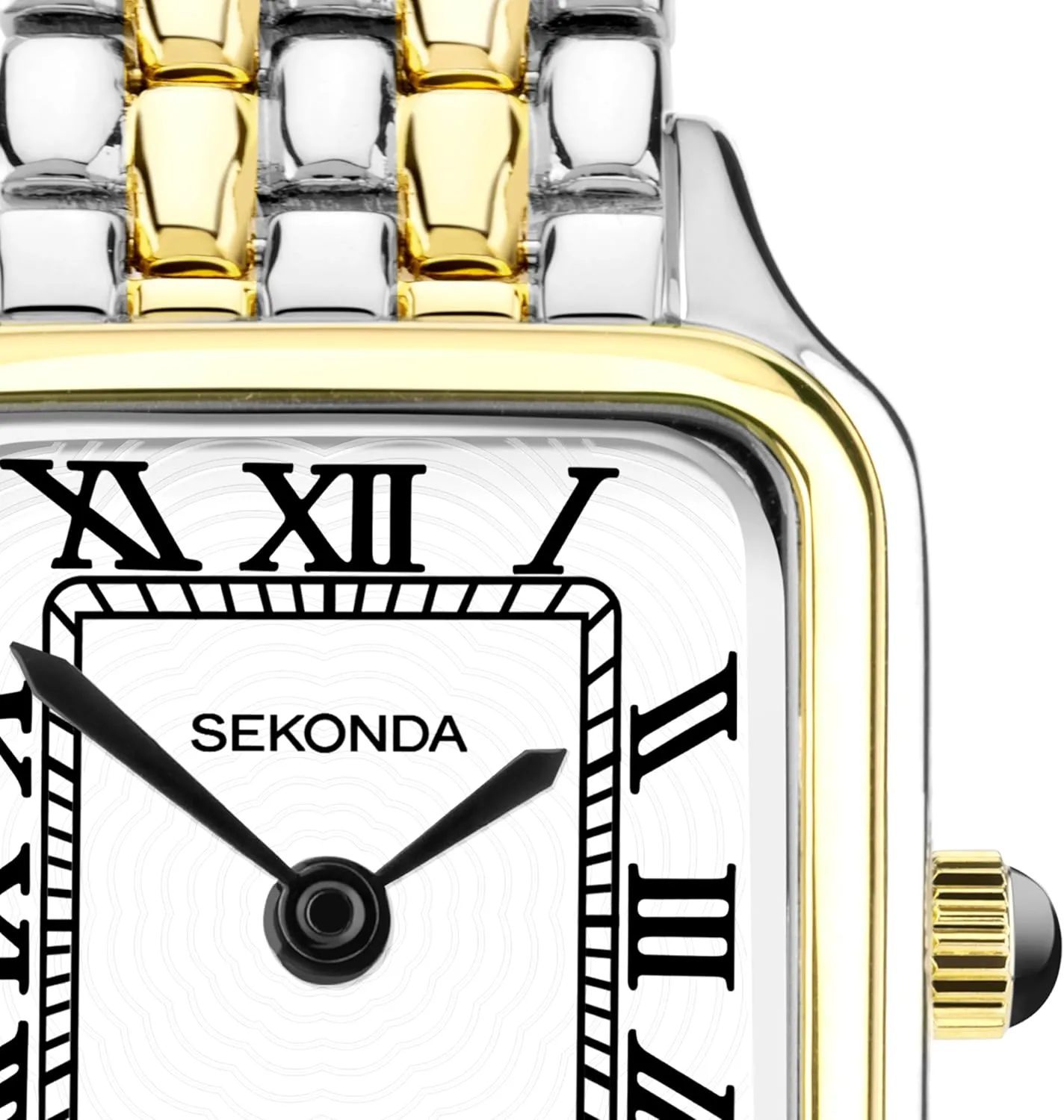 Analogue plow highway burgher Display, and Alloy Strap Sekonda Classic Monica Ladies 30mm Quartz Watch in White with 