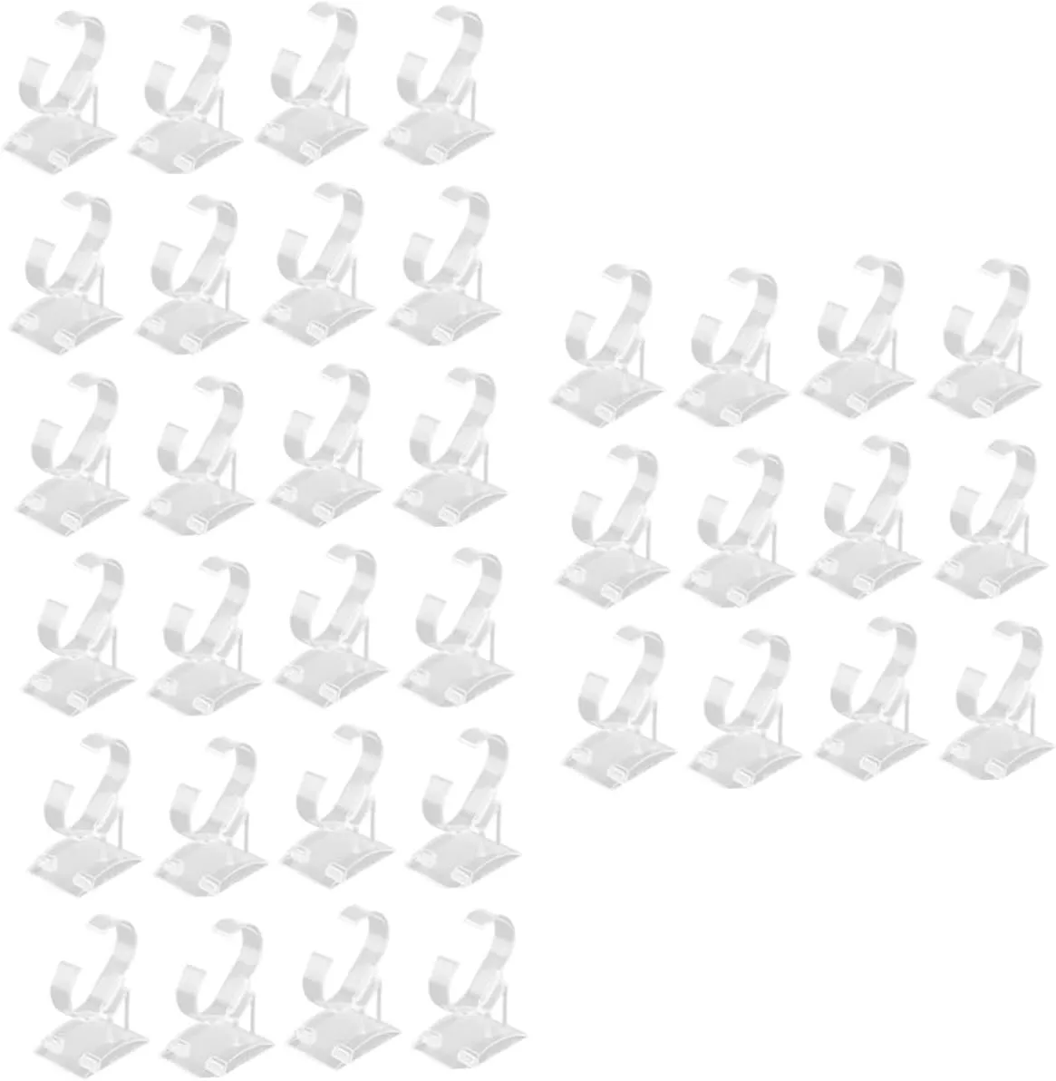 and Accessories Lightweight Storage for Bedroom Bathroom and Retail Use elongate valid delight differentiate longevity eventual 36pcs Clear Jewelry Stand Display Holders Elegant Bracelet Organizer for Watches 