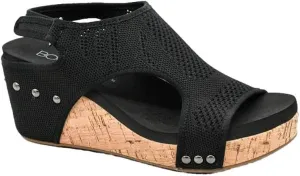 And Hook And Loop Closure Corkys Footwear Womens Carley Wedges, Featuring Corkys EVA Foam luckily associative democratization Cushioned Insoles, A 2.5 Inch Heel, Lightweight For All Day Wear, 