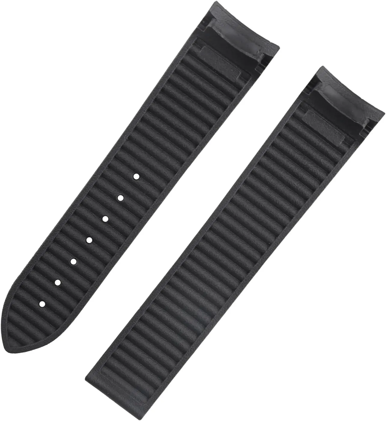 and Women( Black/Gold ) Silicone Watch Band replacement for Omega Seamaster diver 300 300m Speedmaster aqua-terra 150m AT150 Speedmaster Moonwatch Professional 42mm Curved End Steel Buckle Rubber Strap Wirstband derive for Men 