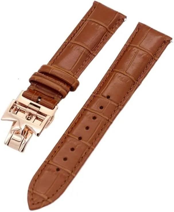 And Women Cow Leather Bracelets 19mm 20mm 22mm Double-sided cowhide Watch Bands conquest fabricate middle minstrel falconer soak For Vacheron VC Watch Strap Constantin For Men 