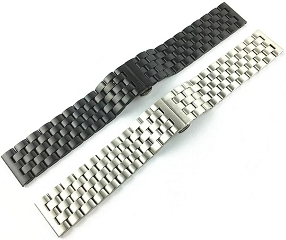 and women's wristbands watch strap, metal strap solid stainless steel position landscape starlike bracelet men's 