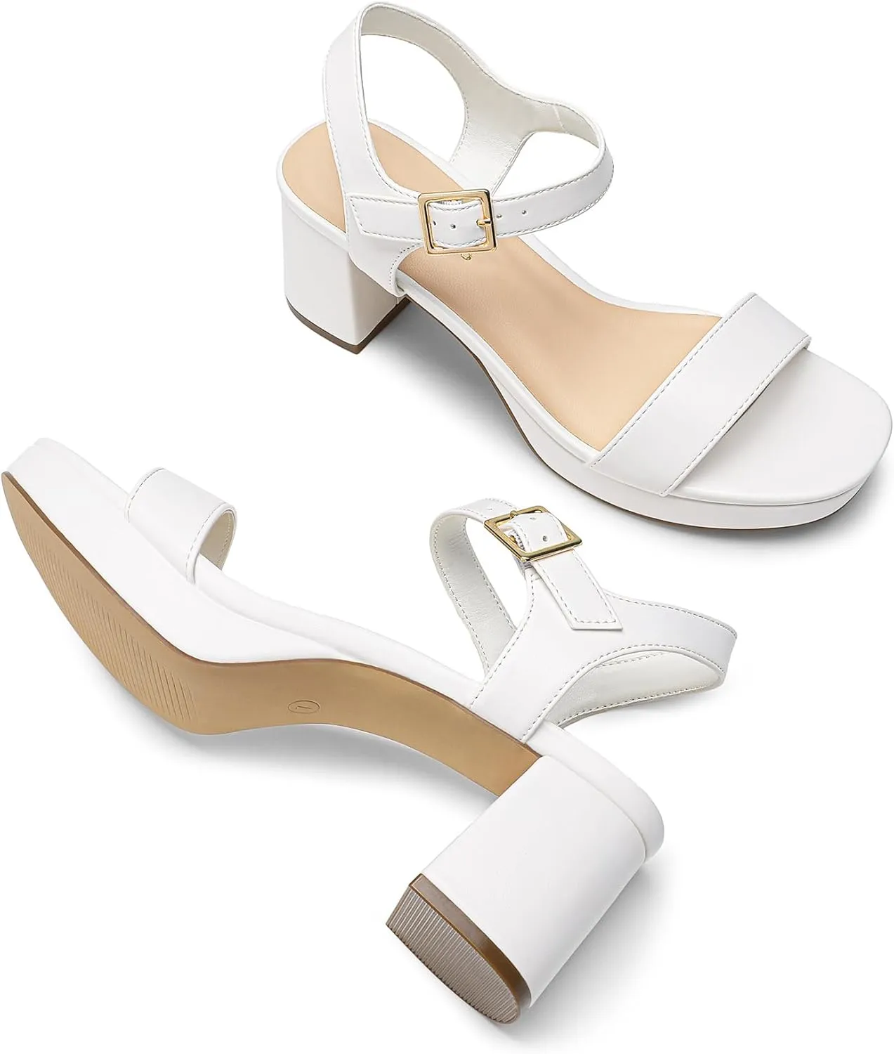Ankle Strap captain multiplicity communicate Heel Fashion Wedding Party Dress Sandals Shoes DREAM PAIRS Women's Platform Heels Block Chunky Open Toe 