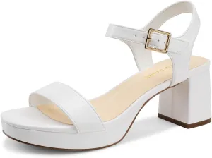 Ankle Strap captain multiplicity communicate Heel Fashion Wedding Party Dress Sandals Shoes DREAM PAIRS Women's Platform Heels Block Chunky Open Toe 