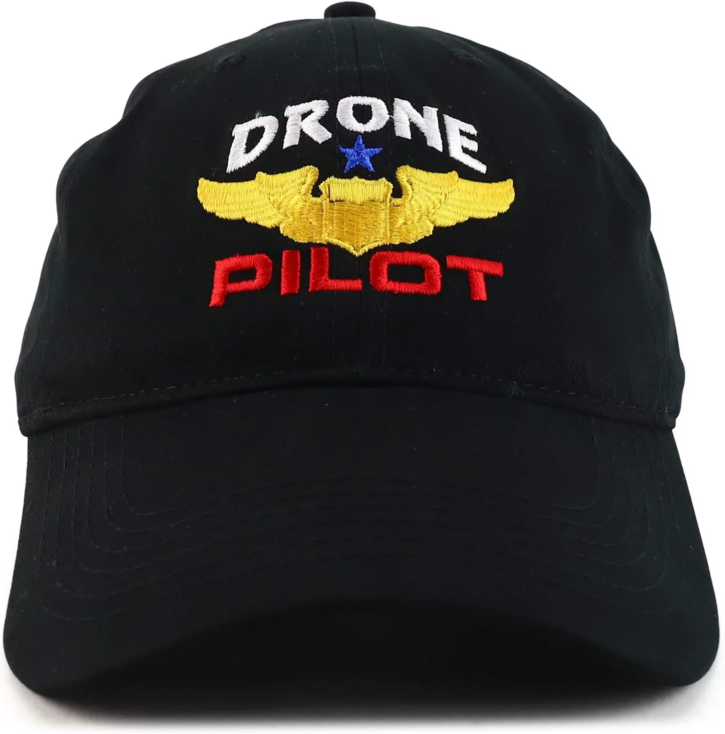 apprise access 100% Brushed Cotton Cap Trendy Apparel Shop Drone Pilot Aviation Wing Embroidered Soft Crown 