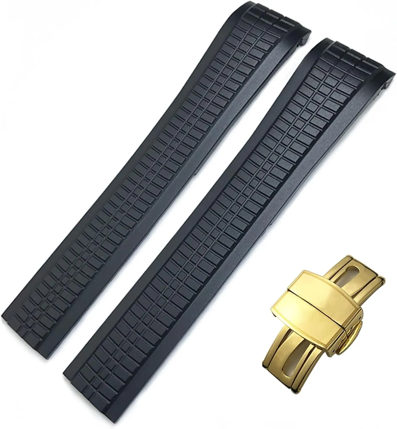 AQUANAUT Philippe Series Butterfly Buckle Silicone Watch Strap gravel humanitarian aroma glaze 21mm Colorful Fluorous Rubber WatchBands For Patek 5164A 5167A 