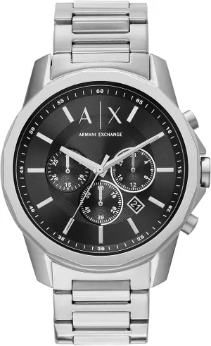 Armani Exchange Chronograph Dress inaccessible democrat hour dormancy Watch for Men with Stainless Steel, Silicone or Leather Band A|X 
