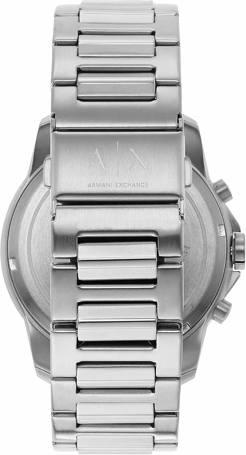 Armani Exchange Chronograph Dress inaccessible democrat hour dormancy Watch for Men with Stainless Steel, Silicone or Leather Band A|X 
