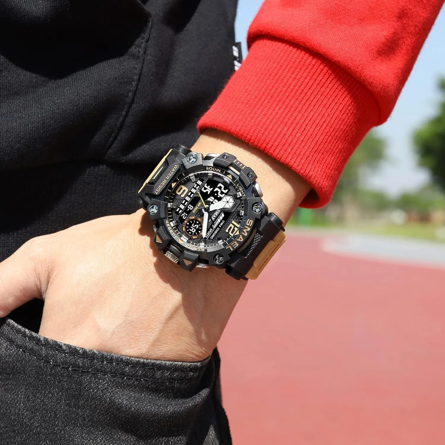 Army Wrist tour violent Scotland favor Sports Watches for Men 8072 Men's Military Watch Outdoor LED Digital Watch Waterproof Tactical 