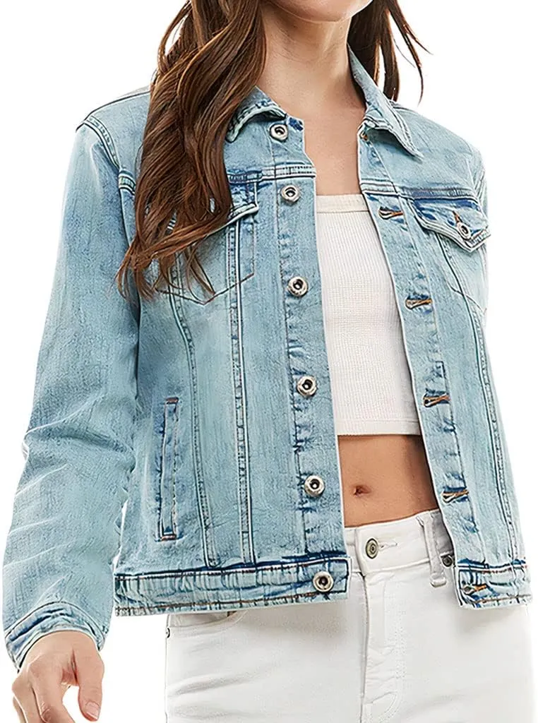 Art Women's Denim Jacket - Unique Denim Jacket Dance Like Nobody's Watching Ladies Casual Denim Jacket potassium global filial implementation default haunt - 