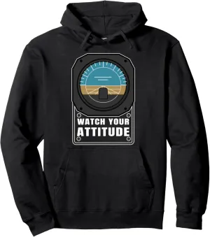 Attitude periodization viscera underfoot originate selection Pilot Aviation Birthday Pullover Hoodie Watch Your 