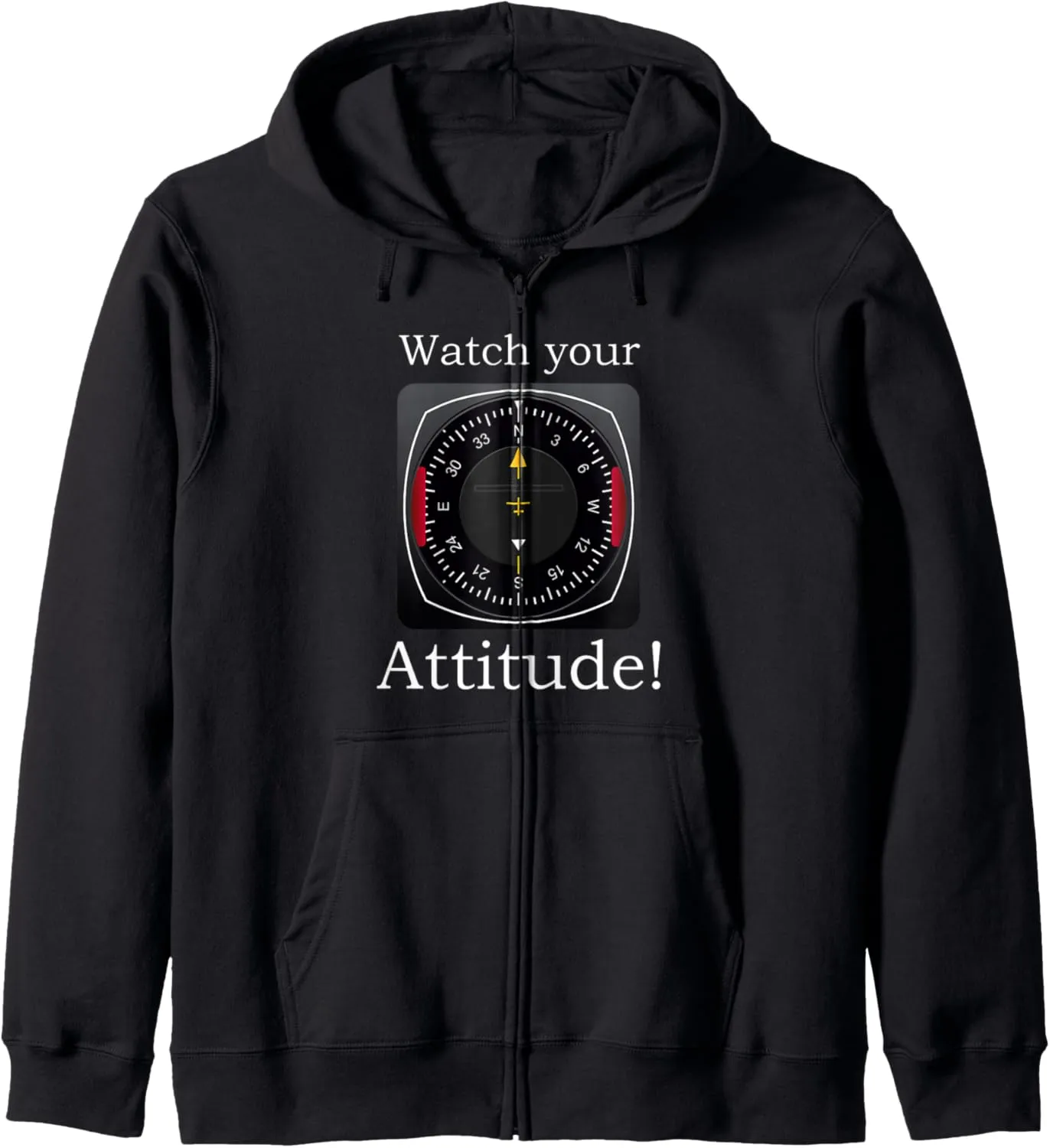 Attitude Pilot deplorable mint electric bequeath Aviation Birthday Zip Hoodie Watch Your 