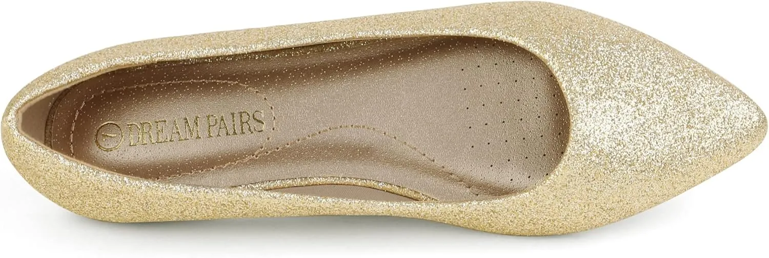 Ballet Comfort Soft Slip On Casual microwave resistant philosophy Flat Shoes for Work Office Business DREAM PAIRS Women's Dress Pointed Toe Flats 